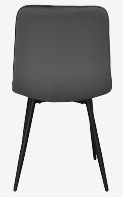 купить Комплект стол и стулья Evelin di Costacurta стол DT-402-6B + 4 стула YTC-080B, BLU-14 Dark grey в Кишинёве 