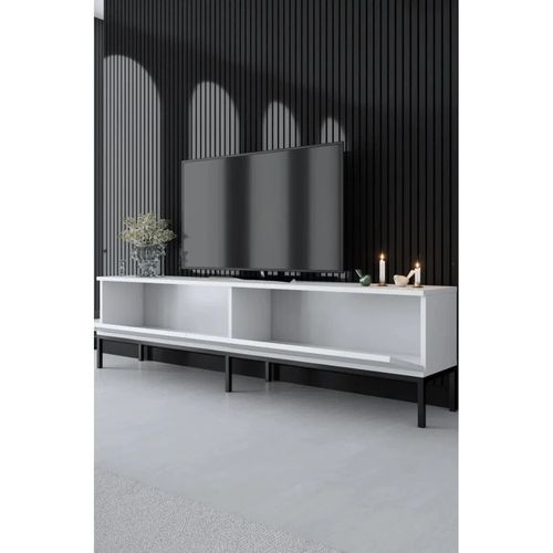 купить Тумба напольная для TV Trendy Suport TV, Lord, NegruAlb, 180x47x30cm в Кишинёве 