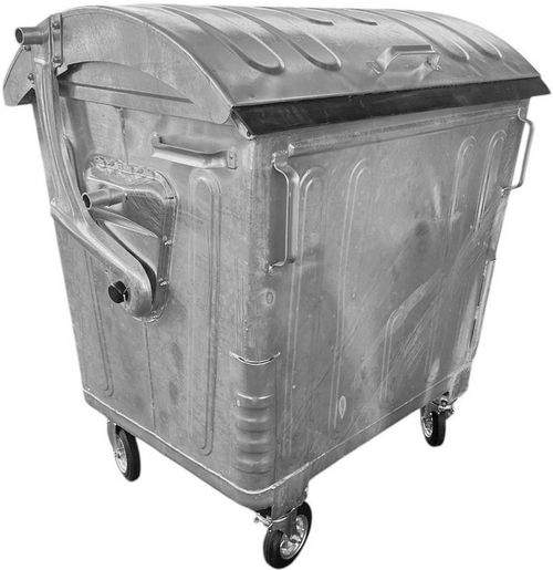 cumpără Coș de gunoi Uniplast 37210 1100 L galvanizat pe roti (1.2 mm) (dezasamblat) GC în Chișinău 