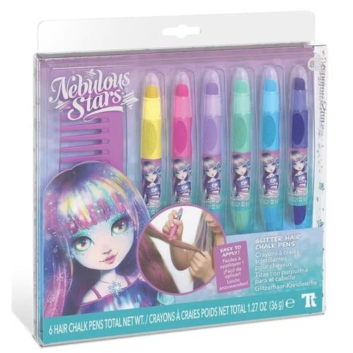 cumpără Set de creație Nebulous Stars 11432 Creioane de par cu creta cu sclipici (12buc) în Chișinău 