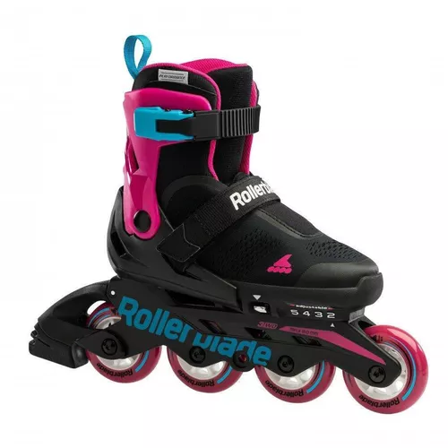 купить Роликовые коньки Rollerblade MICROBLADE FREE NERO/ROSA Size 33-36 в Кишинёве 