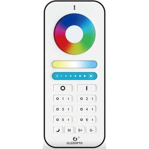 купить Центр управления умным домом Gledopto GL-RC-006Z 2.4G 6 zone RGB+CCT LED Touch Remote Control в Кишинёве 