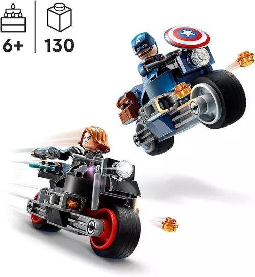 купить Конструктор Lego 76260 Black Widow & Captain America Motorcycles в Кишинёве 