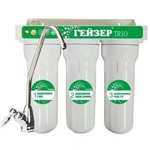 купить Фильтр проточный для воды Гейзер TRIO (curățare în 3 etape) в Кишинёве 