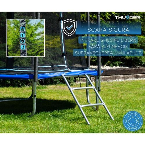 cumpără Trambulină Thunder Inside Elite 12ft,366 Cm, Blue în Chișinău 