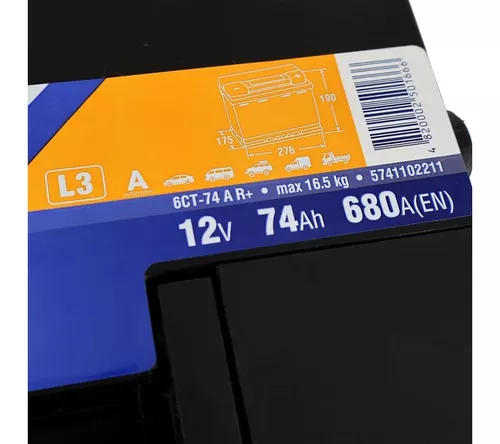 cumpără Acumulator auto Ista Optima 74AH A680 (276*175*190) în Chișinău 