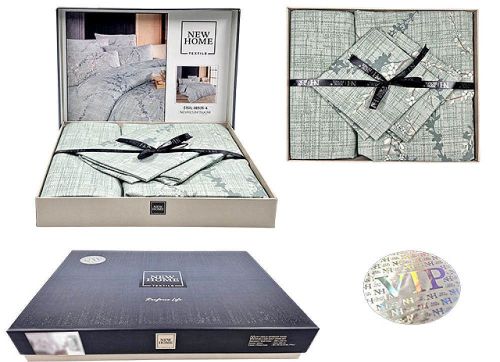 cumpără Textile de casă Promstore 44286.73 Lenjerie de pat Euro 2pers NewHome VIP Cisil în Chișinău 