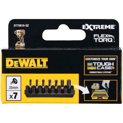 купить Набор головок, бит, насадок DeWalt DT70816-QZ набор насадок для завинчивания 1xT15 ; 2xT20 ; 2xT25 ; 1xT30 ; 1xT40 25 мм (P.7) в Кишинёве 