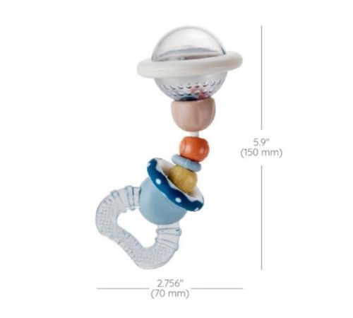 купить Игрушка-прорезыватель Infantino 316822 Shake&Bend Water Rattle Teether в Кишинёве 
