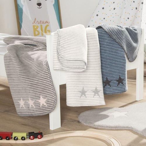 cumpără Textile de casă Ibena 1750/800 Jacquard Decke Lelu Grey/white în Chișinău 