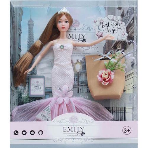 cumpără Păpușă Essa QJ117D Emily Seria fină cu flori si accesorii în Chișinău 