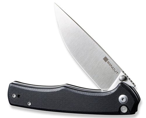 купить Нож походный Sencut S21012-4 Crowley, G10, Button Lock в Кишинёве 