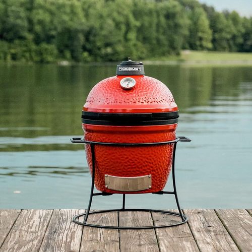 купить Мангал Kamado Joe KJ13RH Jr. Red (pe carbuni) в Кишинёве 