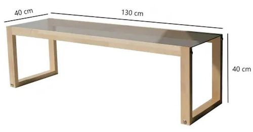 купить Тумба напольная для TV Trendy Via, Natural 130x40x40cm в Кишинёве 