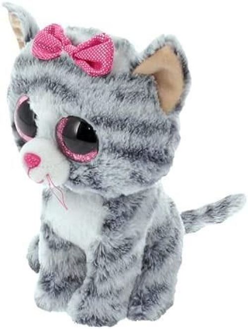 купить Мягкая игрушка TY TY36838 KIKI grey cat 42 cm в Кишинёве 