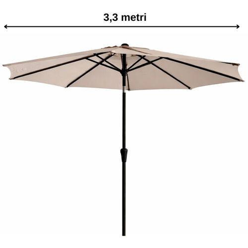 cumpără Umbrelă de gradină Hydro S 0431109, pe picior, Bej în Chișinău 