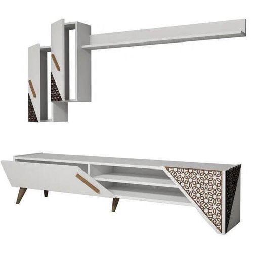 купить Стенка Trendy Beril, Alb 180x40x37cm в Кишинёве 