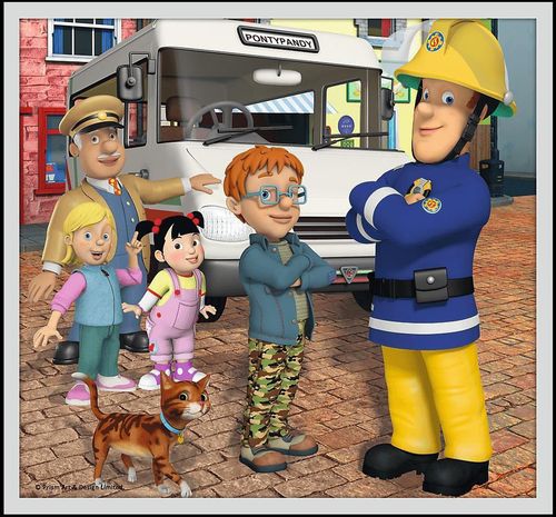 купить Головоломка Trefl 90382 Puzzles - 10in1 - Meet Fireman Sams rescue / Prism A&D Fireman Sam в Кишинёве 