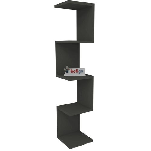 купить Полка декоративная Bofigo Навесная полка 15-12-08 Anthracite в Кишинёве 