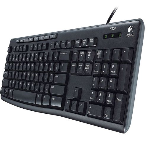 купить Logitech K200 Black Media Keyboard, USB, Hendrix Refresh, 920-008814 (tastatura/клавиатура) в Кишинёве 