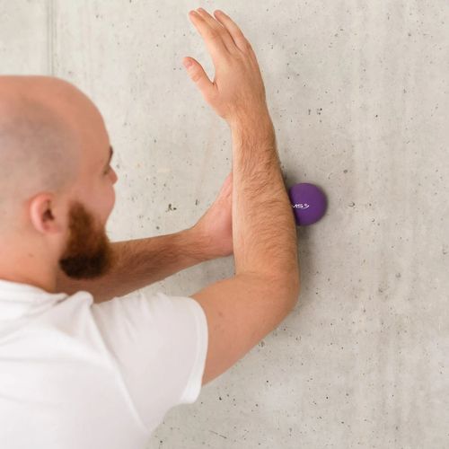 купить Массажер механический HMS 4637 Minge masaj Double 125x6.5mm, Silicon Violet (17-42-004) в Кишинёве 