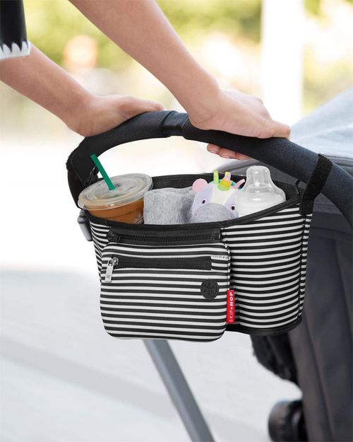 Organizator pentru carucior Skip Hop Grab&Go Black/White 