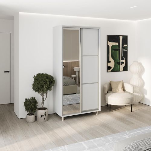 cumpără Dulap my-STYLE C10H0T01BM04-U23, 100x200, серый în Chișinău 