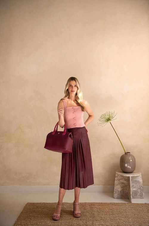 купить Сумка плечевая Pip Studio 51.273.417 Fia Handbag Large Red 34x16x26.5cm Red в Кишинёве 