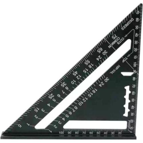 cumpără Riglă Bihui TMRT7 треугольник строительный 180mm în Chișinău 