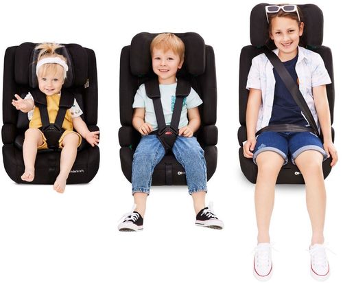 cumpără Scaun auto KinderKraft 9-36 кг SAFETY FIX 2 I-SIZE KCSAFI02BLK0000 (76-150cm) BLACK în Chișinău 