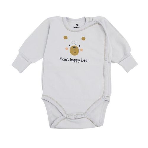 купить Детская одежда Minikin 242800156 Happy Baby Боди серый светлый 0-1мес (56см) в Кишинёве 