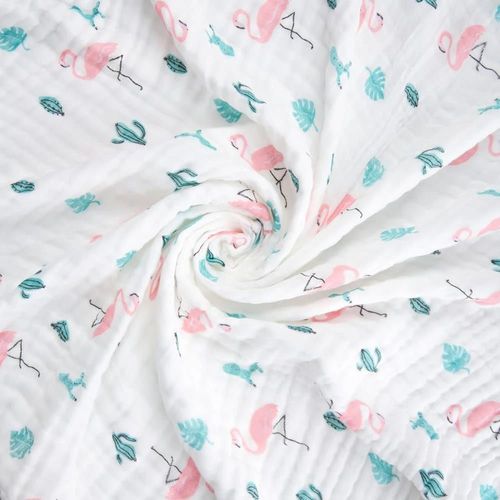 cumpără Set de perne si plapume Akuku A0686 Flamingos, paturica din muselina 110x105cm în Chișinău 