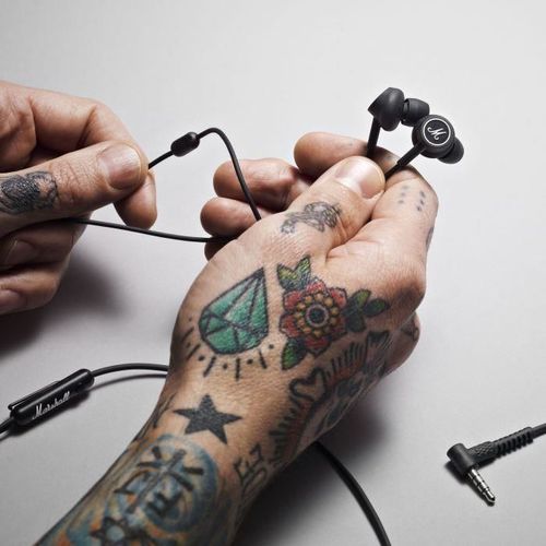 купить Наушники проводные Marshall Mode Black (1000525) в Кишинёве 