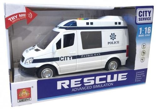 cumpără Mașină Wenyi 590B 1:16 Camionetă de poliție cu fricțiune în Chișinău 
