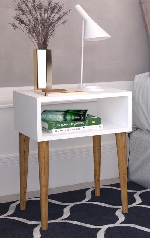 cumpără Casetieră Remaks Retro Nightstand White în Chișinău 