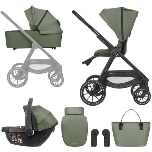 купить Детская коляска Kikka Boo 31001010226 Modena Army Green 3 in 1 в Кишинёве 