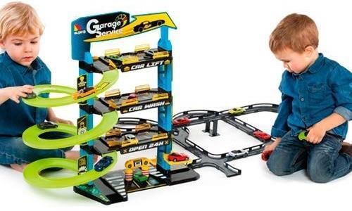 купить Машина Molto 17404 Игра Парковка 5машинок 4 уровня в Кишинёве 