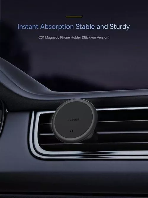 купить Автомобильный держатель Baseus C40140802113-00 Magnetic Air Vent C01, Black в Кишинёве 