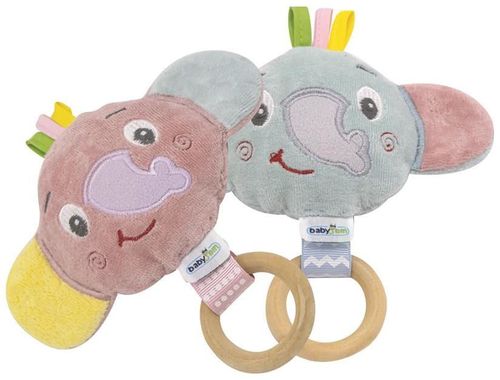 купить Игрушка-прорезыватель BabyJem 702 Jucarie pentru bebelusi Elephant Toy Roz в Кишинёве 