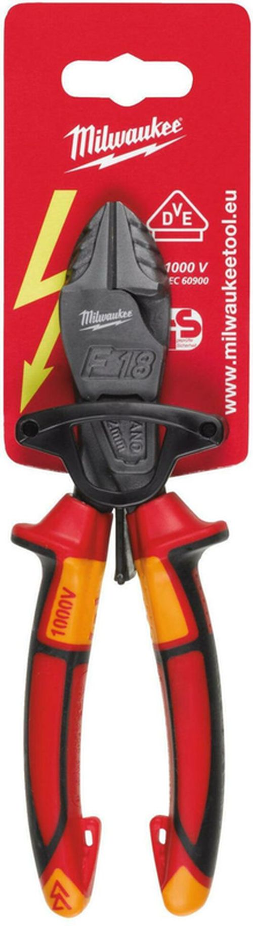 cumpără Clește Milwaukee 4932464569 Cleste VDE cu tais lateral conditii grele, 180mm în Chișinău 