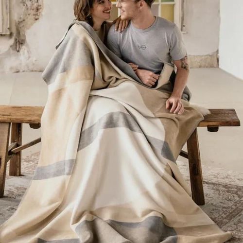 cumpără Textile de casă Ibena 3175/380 Jacquard Decke Coloma Racoon beige în Chișinău 