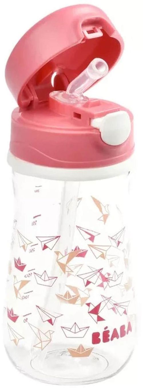 cumpără Cană cu pai Beaba B913452 350 ml Dark Pink în Chișinău 