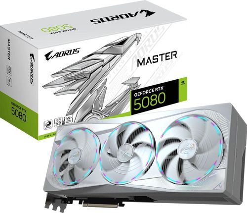 cumpără Placă video Gigabyte AORUS GeForce RTX™ 5080 MASTER ICE 16G / 16GB GDDR7 în Chișinău 