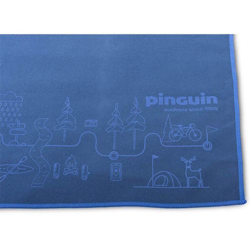 cumpără Textile de casă Pinguin Prosop Micro S 40x40 cm Map Blue în Chișinău 