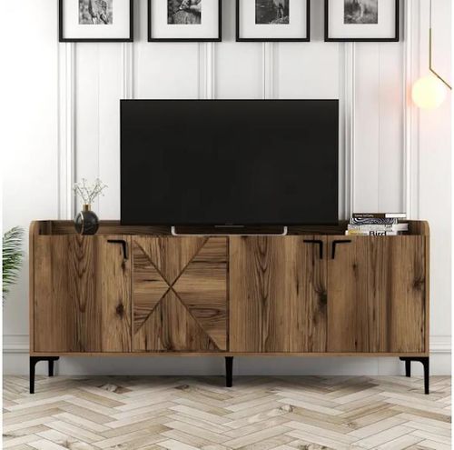 cumpără Casetieră Trendy Venedik, Nuc 180x78x35cm în Chișinău 