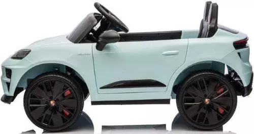cumpără Mașină electrică pentru copii Kids car DK-PM666_Blue Porsche Macan Turbo EV, 12V10AH, scaune din piele în Chișinău 