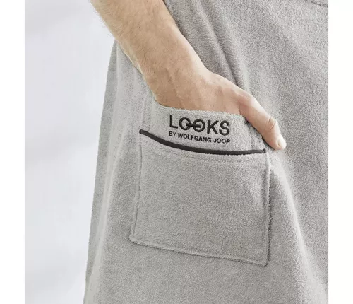 cumpără Prosop Looks by Wolfgang Joop 7142/800 Kilt men 60x140 Light grey în Chișinău 
