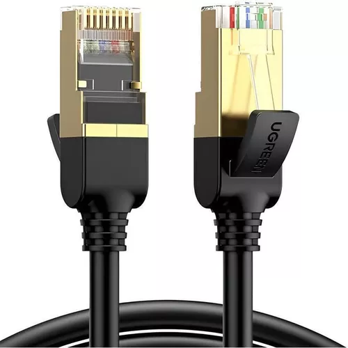 купить Кабель для IT Ugreen 11273, Cat7 F/FTP Ethernet Cable, Pure Copper, Shielded, 10m, Black в Кишинёве 
