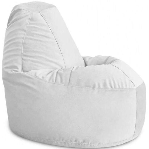 купить Кресло-мешок BeanBag BM5885, Люкс из велюра, XL, белый в Кишинёве 