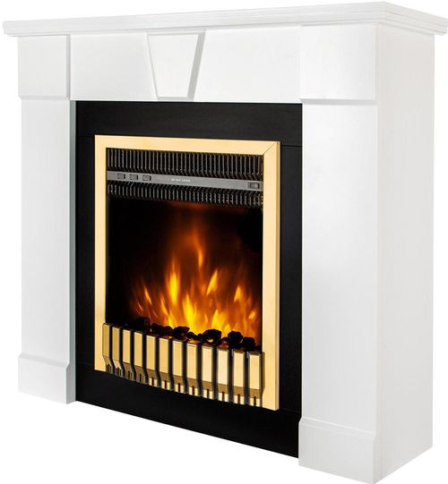 купить Камин электрический ArtFlame Elyon & Gala Gold, 950x1000x270mm, Alb в Кишинёве 